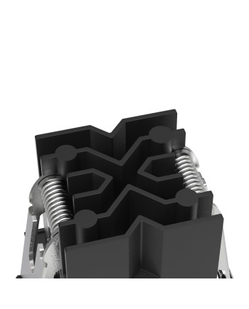 BLAU * FOCO EMPOTRAR 1L 3W 3000K NEGRO